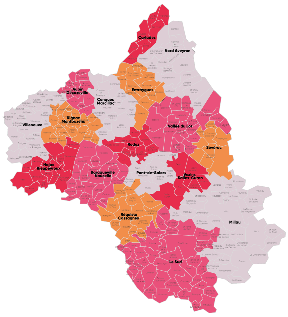 Carte cantons Jeunes Agriculteurs